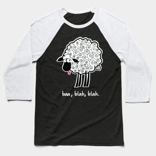 Baa, Blah, Blah Sheep Baseball T-Shirt